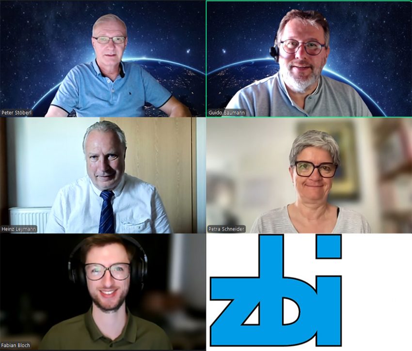 Oben: Dipl.-Ing. Peter Stöberl, Dipl.-Ing. Guido Baumann. Mitte: Dr. Heinz Leymann, Dipl.-Ing. Petra Schneider. Unten: Fabian Bloch M. Sc. Bild: ZBI