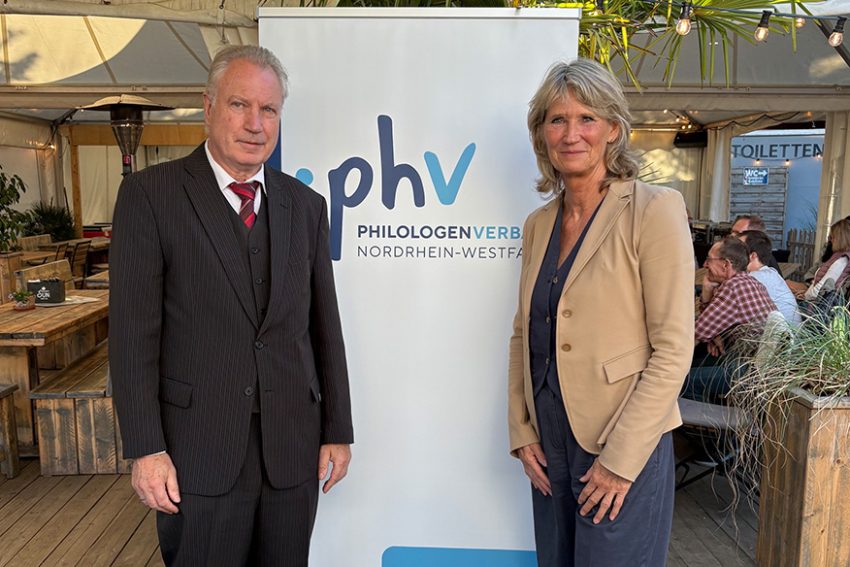 Dr. Heinz Leymann und Sabine Mistler